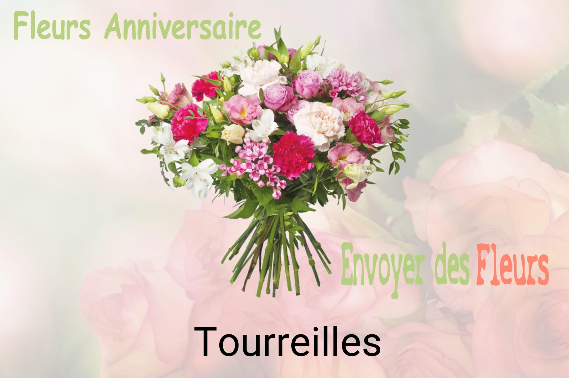 Bouquet de fleurs d’anniversaire livré à Tourreilles